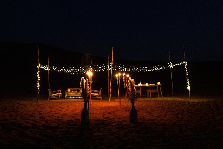 Private Dinner in the dunes in the Mleiha National Park - Photo 1 of 9